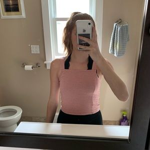 cute AE cropped tank top